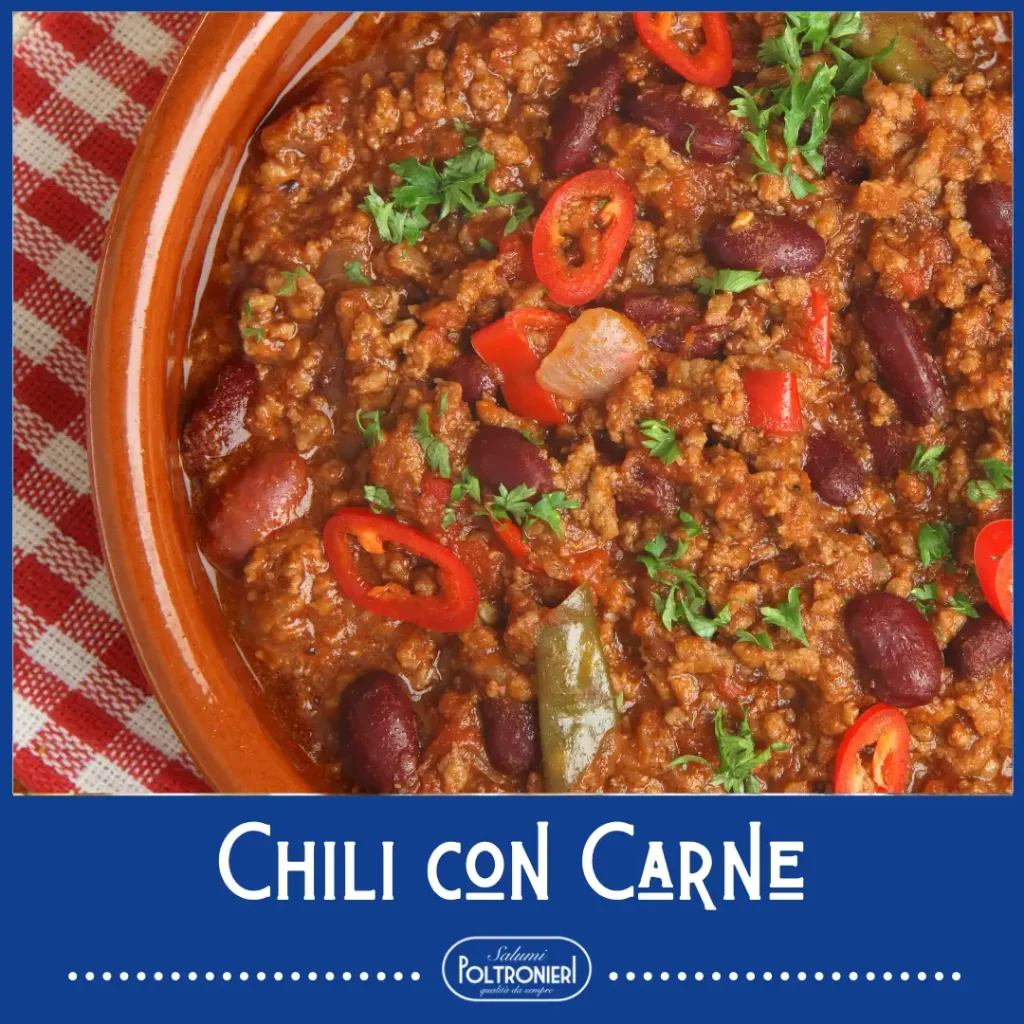 Ricetta Chili Con Carne Poltronieri Salumi